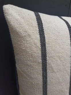 Coussin tissé rayure 40x40cm