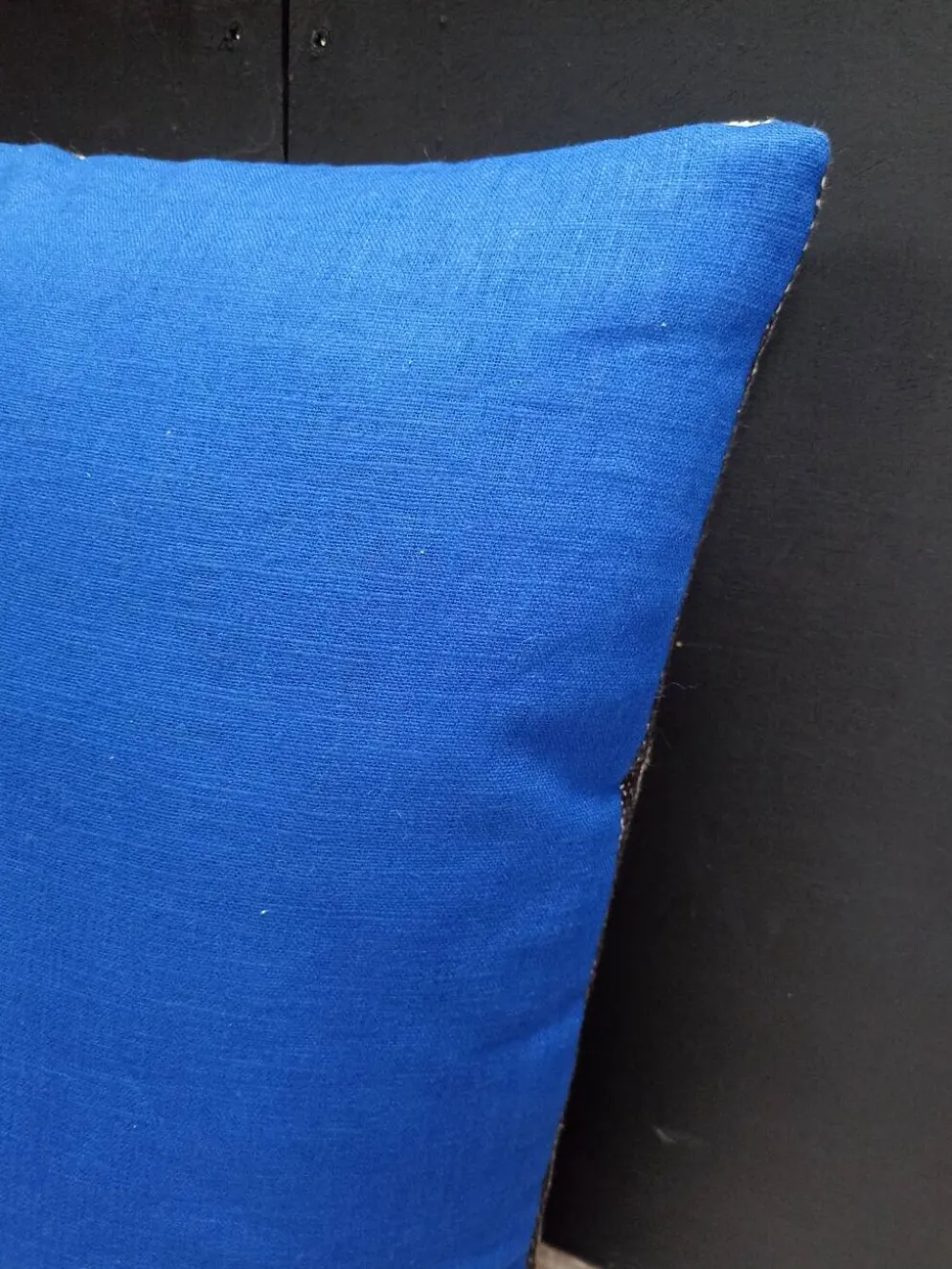 Coussin tissé rayure 40x40cm