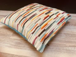 Coussin velours jacquard 40x40cm