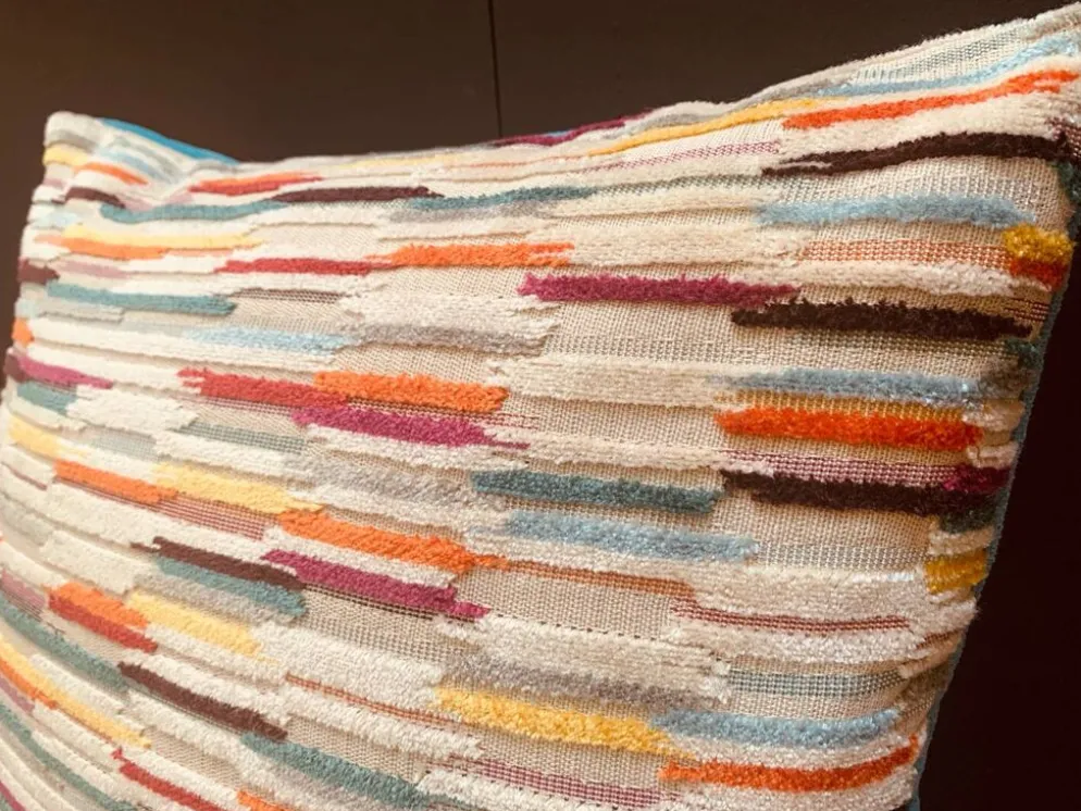 Coussin velours jacquard 40x40cm