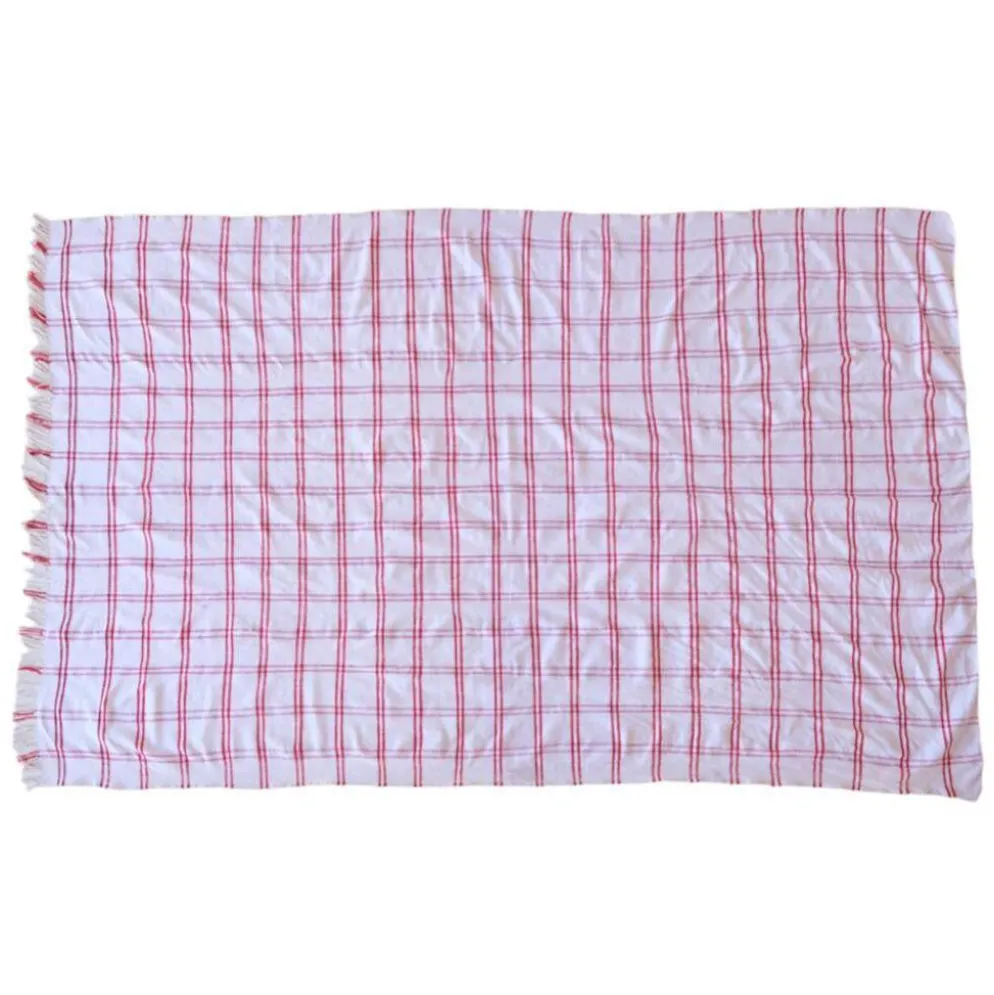 Couverture à carreaux Haik Berbère - 180 x 268 cm