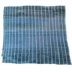 couverture vintage Haik à carreaux du maroc - 186 x 206 cm