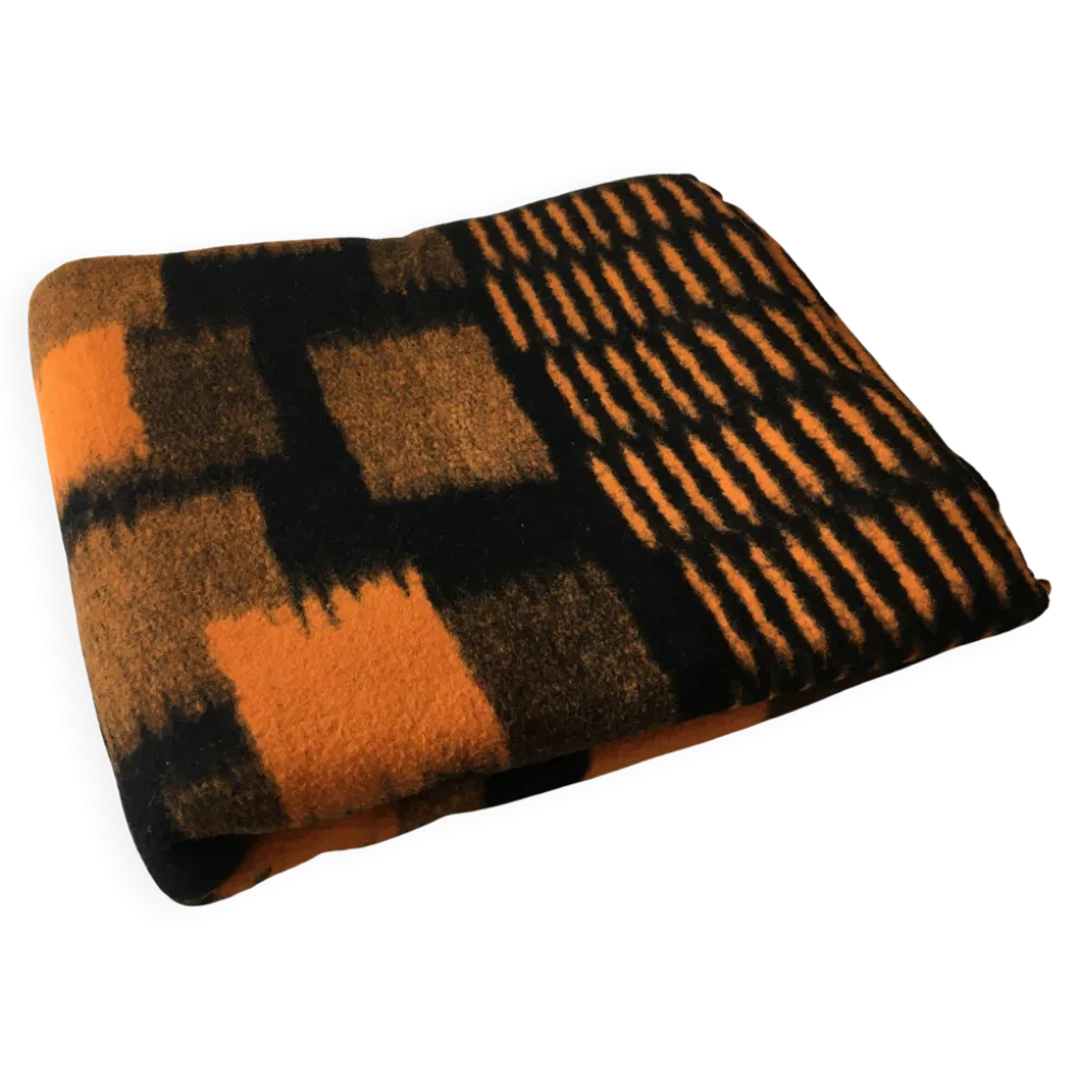 Couverture 220 X 240 motifs patchwork 70's
