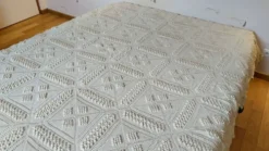 Couvre lit 2 personnes crochet fait main