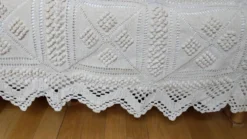 Couvre lit 2 personnes crochet fait main