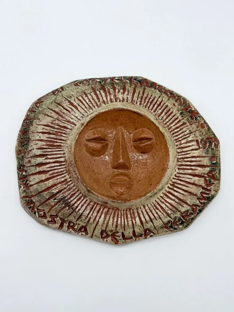 Céramique murale "Soleil" — Clizia (Mario Giani), 1979
