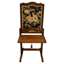 Écran de cheminée Napoléon III avec tablette de discrétion – XIXᵉ siècle