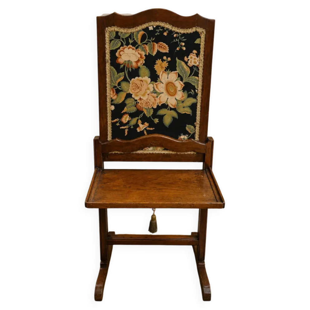 Écran de cheminée Napoléon III avec tablette de discrétion – XIXᵉ siècle