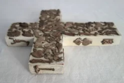Croix Milagro par Estela Ogazon Art folklorique religieux, Mexique