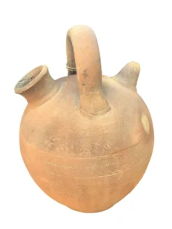 Cruche ancienne en terre cuite dite " Gargoulette"