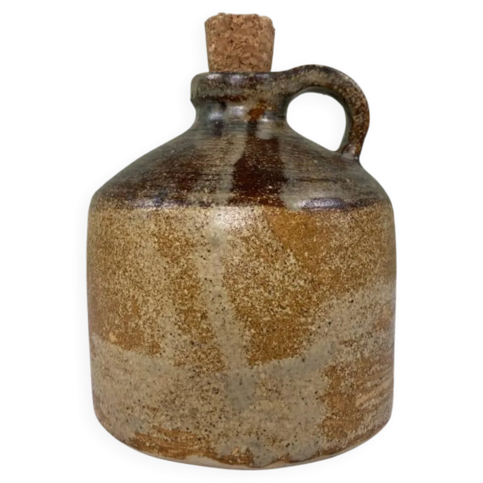 Cruche en grès vernissé
