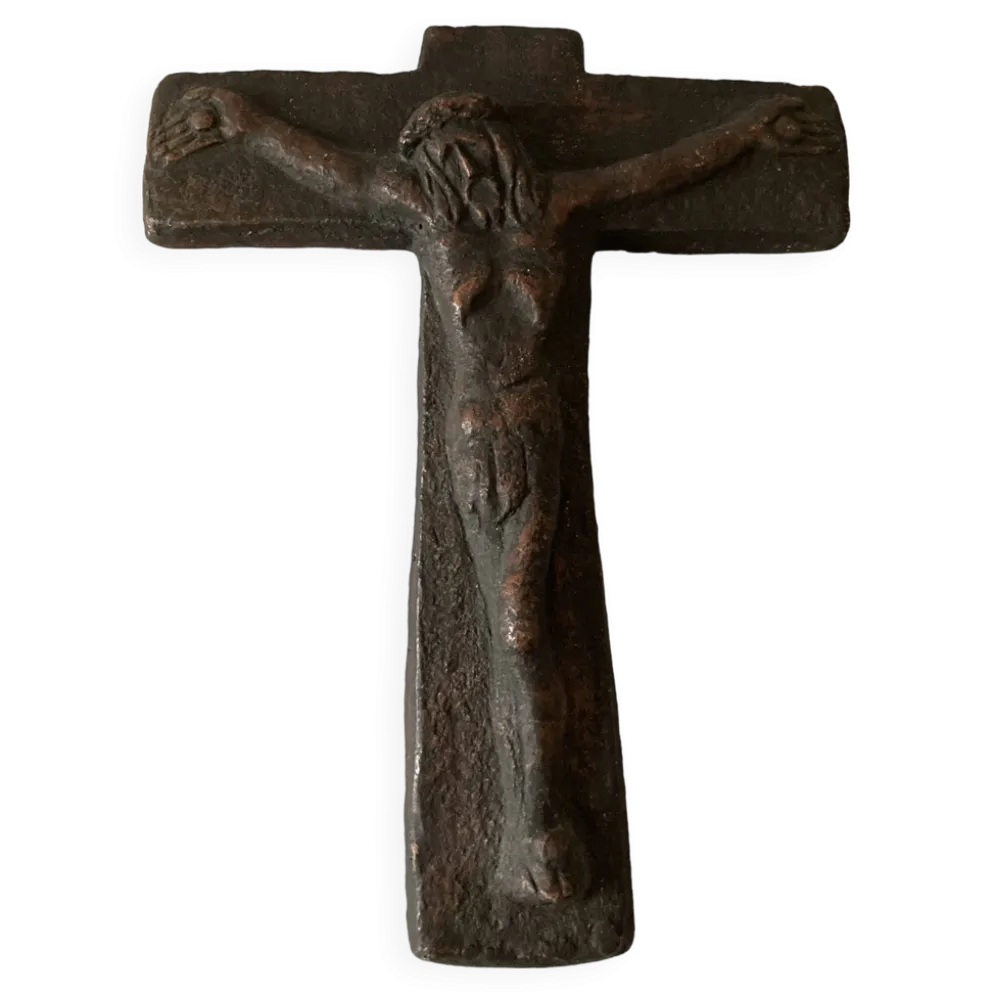 Crucifix signé Roy Poete