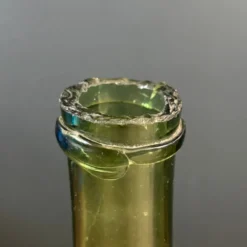 Dame-jeanne ancienne en verre vert