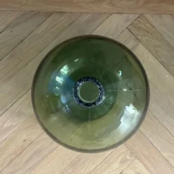 Dame-jeanne ancienne en verre vert