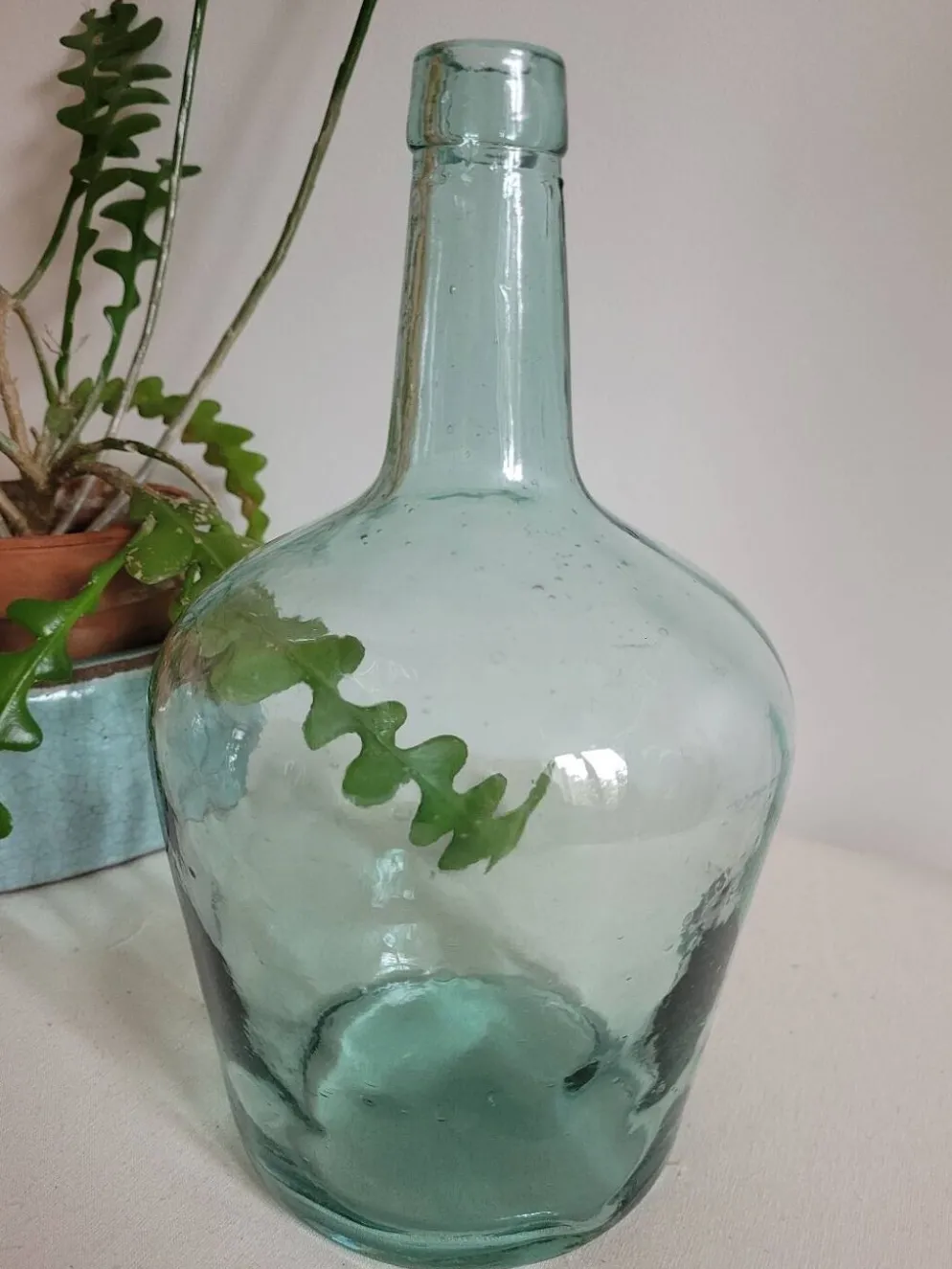 Dame-jeanne bleu turquoise