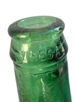 3 dame jeanne bouteille collection vert vintage