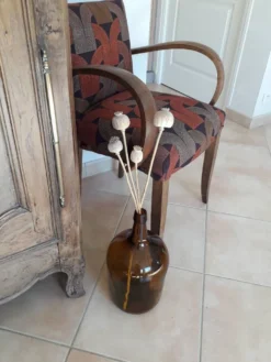 Dame-Jeanne en verre ambré