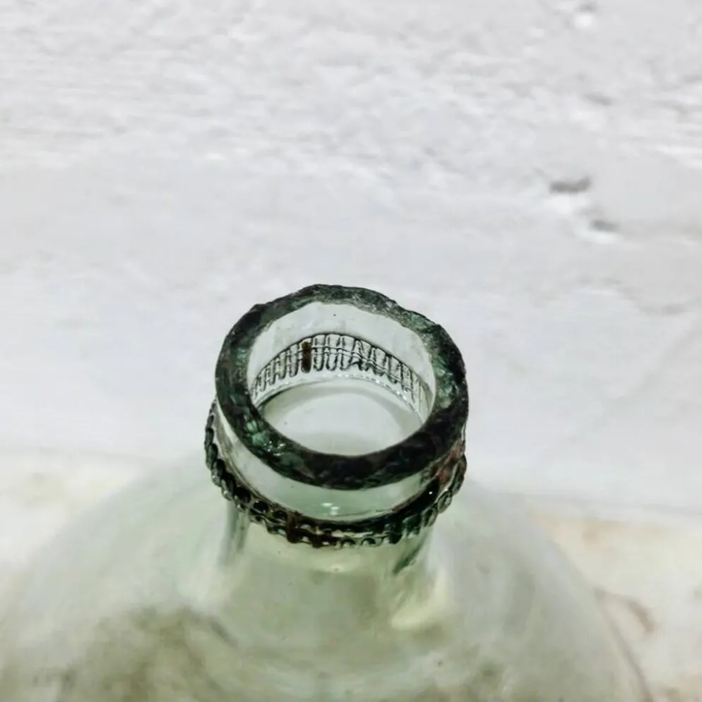 Dame-Jeanne transparente 10 litres en verre soufflé