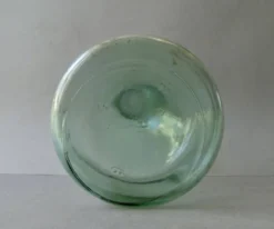 Damme-Jeanne en verre vert, Masip, vintage