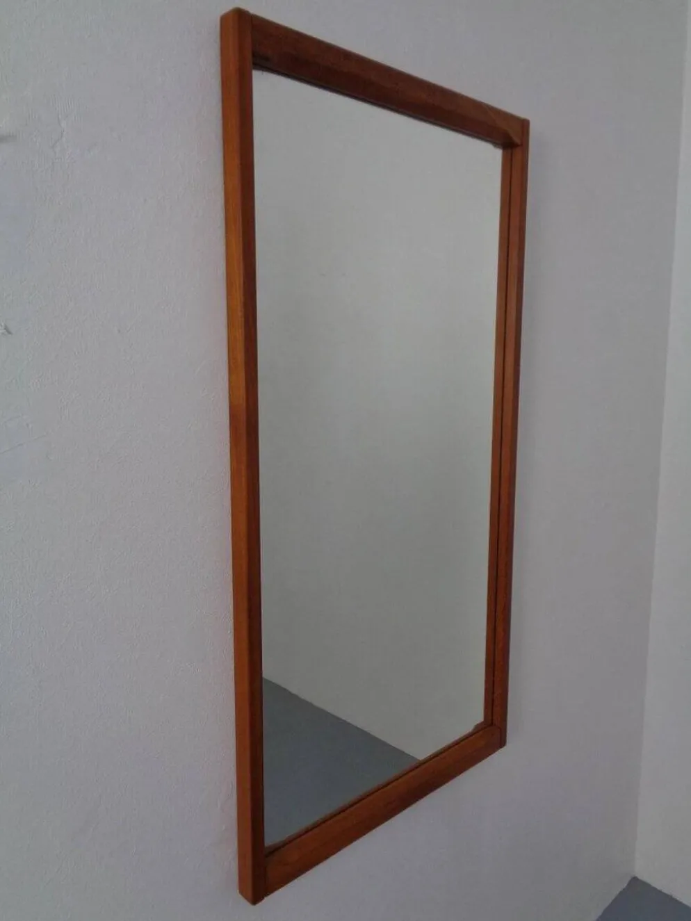 Danish No 196 Mirror in Teak by Aksel Kjersgaard, 1960s