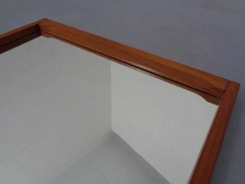 Danish No 196 Mirror in Teak by Aksel Kjersgaard, 1960s