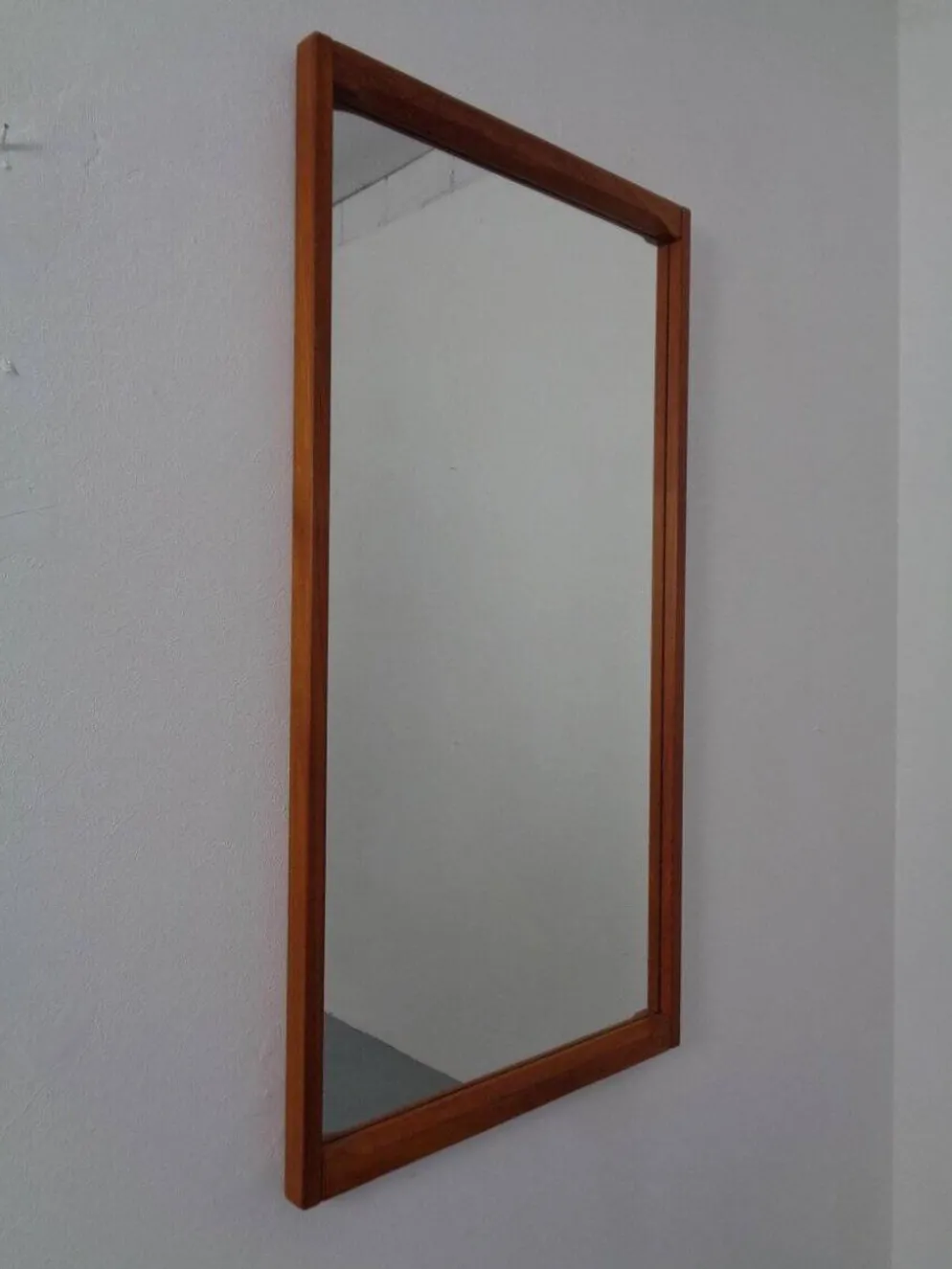 Danish No 196 Mirror in Teak by Aksel Kjersgaard, 1960s