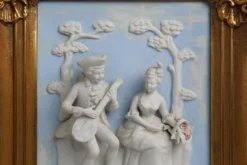 Décoration murale en porcelaine de style baroque par Alt Meissen, Allemagne, années 1950
