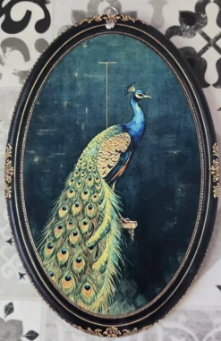 Décoration murale paon