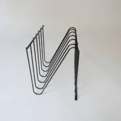 design François Arnal Atelier A un porte-revues Zigzag vintage 1970
