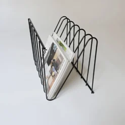 design François Arnal Atelier A un porte-revues Zigzag vintage 1970