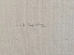 Dessin à l'aquarelle sur soie - Cucumis - La Roche Laffitte (Né en 1943)