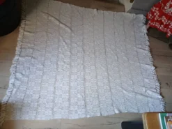 Dessus de lit/ plaid ancien crochet