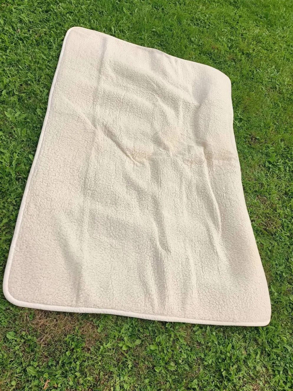 Dessus de Lit Vintage mouton véritable