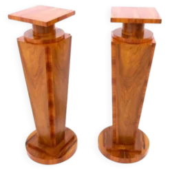 Deux colonnes Art Déco des années 1940, Pologne.