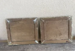Deux Tableaux peinture sur bois W.Nelly