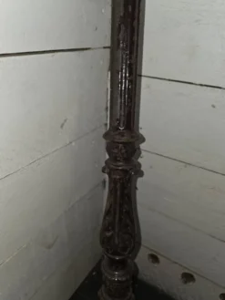 Départ d'escalier XIXè en fonte