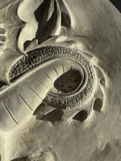 Dragon en plâtre par Walter De Buck
