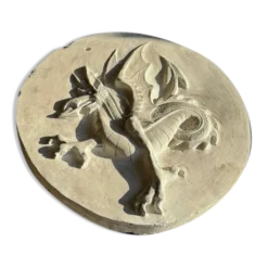 Dragon en plâtre par Walter De Buck