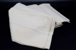 Drap ancien métis et lin XIXe