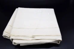 Drap ancien métis et lin XIXe