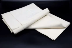 Drap ancien métis et lin XIXe
