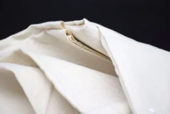 Drap ancien métis et lin XIXe