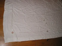 Drap ancien à 1 rangée de jours avec retours