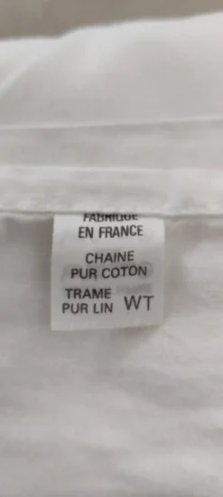 Drap blanc vintage