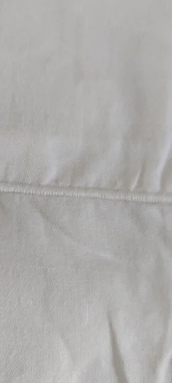 Drap blanc vintage