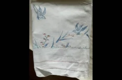 Drap brodé enfant 112 X 78 cm