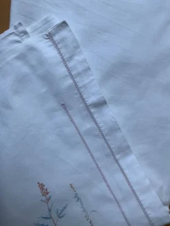 Drap brodé enfant 112 X 78 cm
