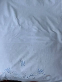 Drap brodé enfant 112 X 78 cm