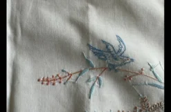 Drap brodé enfant 112 X 78 cm