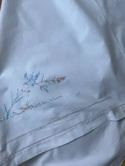 Drap brodé enfant 112 X 78 cm